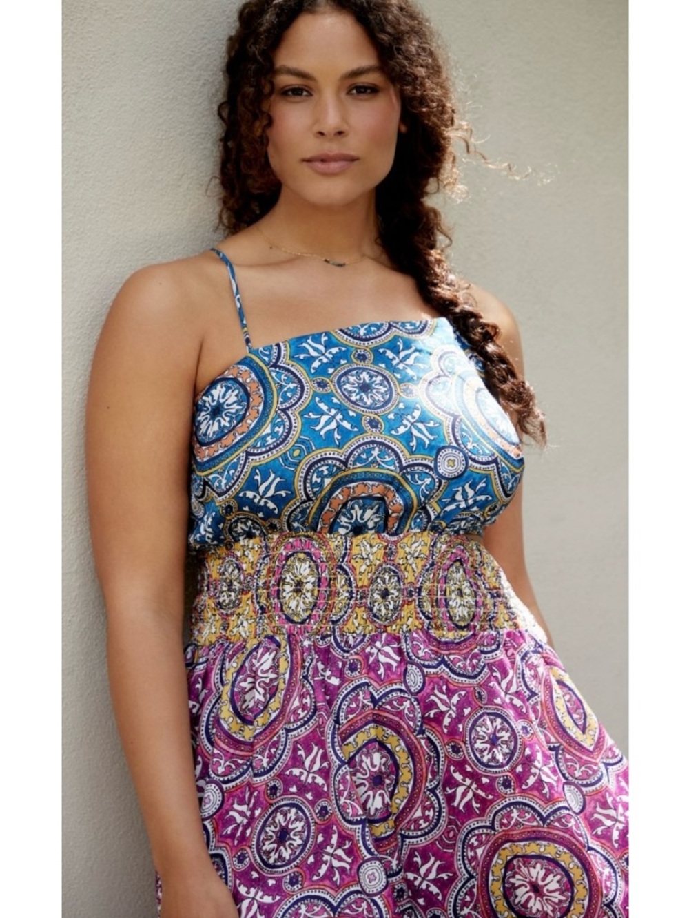 Anthropologie Cutout Smocked Dress New Small - Picture 14 of 16